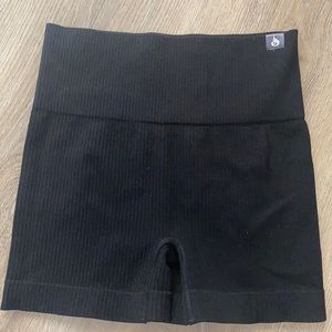 Ryderwear black textured shorts